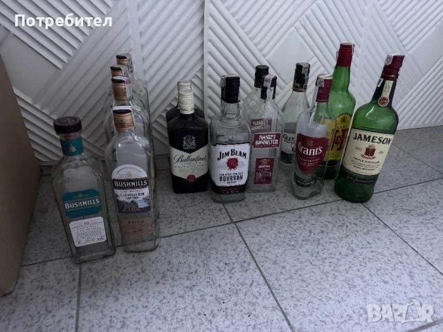 Бутилки от алкохол по договаряне, снимка 5 - Буркани, бутилки и капачки - 50619791
