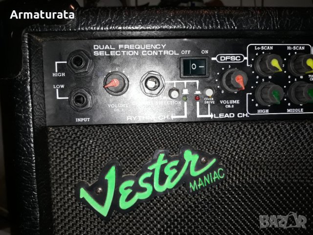 Кубе за електрическа китара  Vester Maniac VM-210RSL, снимка 6 - Китари - 33210205