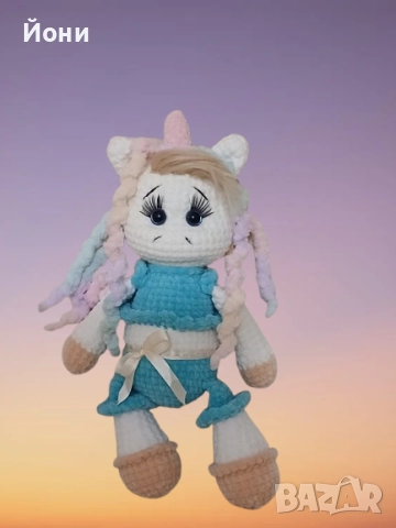 Ръчно изработени плюшени играчки  Еднорог