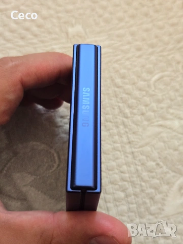 Samsung Z flip 7 blue 256gb като нов, снимка 2 - Samsung - 53284177