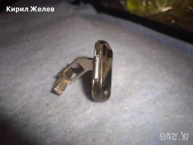 СТАРО КОПЧЕ за РЪКАВЕЛ с ТАНК РЯДЪК БУТОНЕЛ за КОЛЕКЦИЯ 29048, снимка 4 - Антикварни и старинни предмети - 37597436