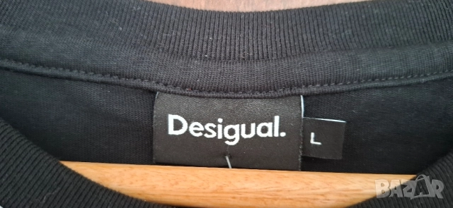 DESIGUAL НОВА Оригинална мъжка тениска-размер L, снимка 3 - Тениски - 51812639
