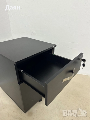 Офис шкаф за документи, заключващ се, 2 чекмеджета VASAGLE, снимка 8 - Шкафове - 52668824