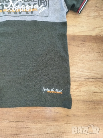 Тениска с яка Geographical Norway, снимка 5 - Тениски - 51542818