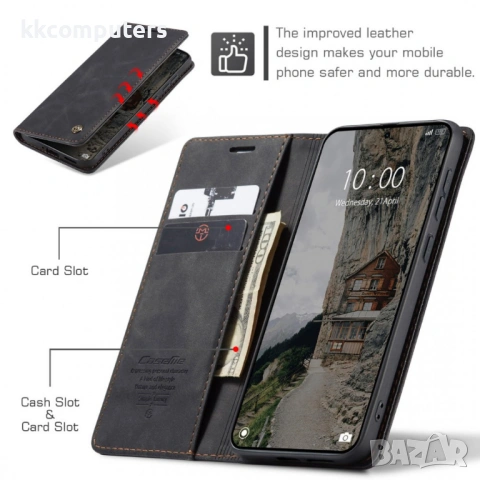 Портфейл калъф CASEME 013 за Xiaomi Poco M8 Pro 5G / Xiaomi Redmi Note 15 Pro+ 5G (Global) - PU Кожа, снимка 7 - Калъфи, кейсове - 53285770