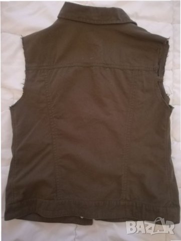 Маслено зелен елек, снимка 5 - Елеци - 26679542