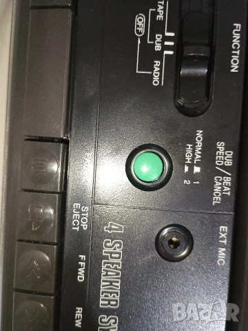 Радиокасетофон SANYO MW 717 AM/FM Stereo Boombox, снимка 7 - Радиокасетофони, транзистори - 52778586