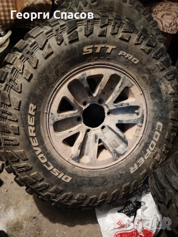 3бр. Cooper discoverer STT pro с 3ри джанти комплект