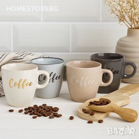 ☕️ Керамична чаша Coffee – 220 мл стил и уют във всяка глътка! , снимка 1