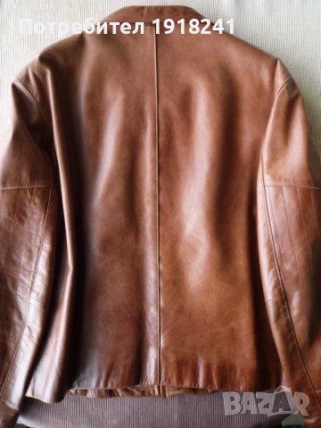 Кожено яке от естествена кожа „Giovanni“, цвят светло кафяв , снимка 14 - Якета - 40651581