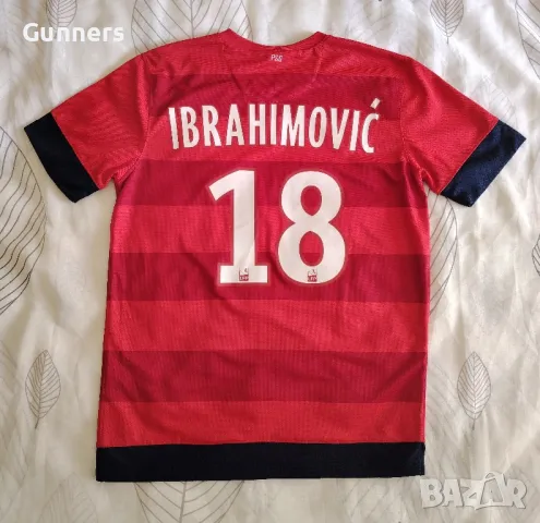 PSG 12/13 Away Shirt #18 Zlatan Ibrahimovic, M, снимка 1 - Спортни дрехи, екипи - 47317212