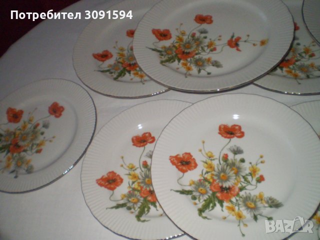 Винтидж порцеланов сервиз jlmenau HENNEBERG Porselan ГДР Германия, снимка 2 - Други ценни предмети - 40241122