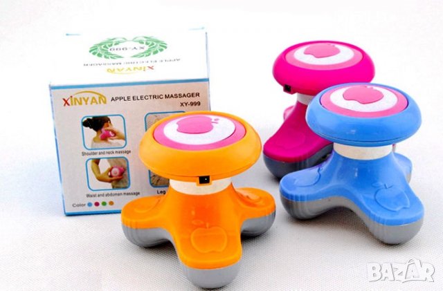 Компактен малък троен масажор за тяло, снимка 4 - Масажори - 33220467