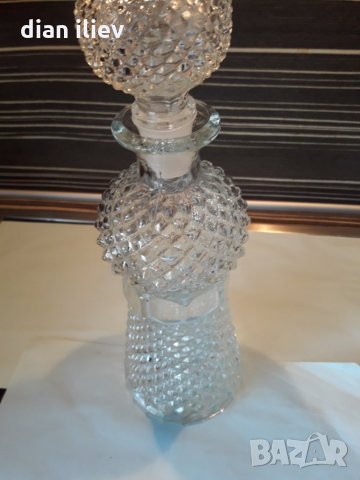 Стара кристална гарафа, снимка 9 - Антикварни и старинни предмети - 27316216