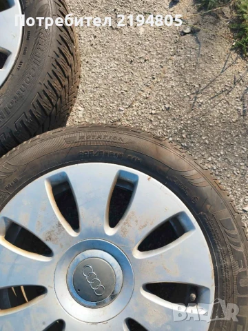 ОРИГИНАЛНИ ДЖАНТИ С ГУМИ ЗА AUDI, снимка 2 - Гуми и джанти - 50680758