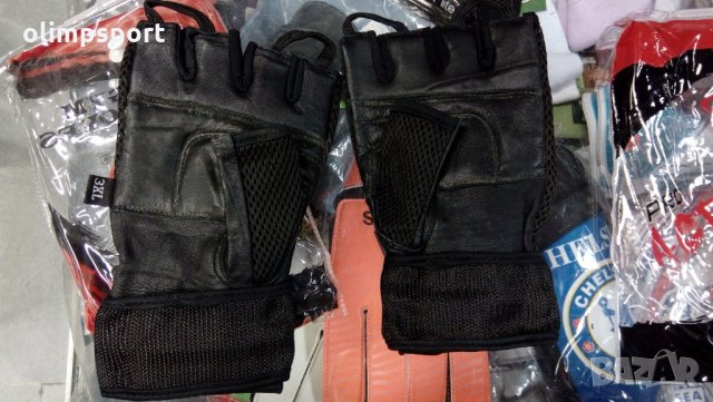 кожени ръкавици без пръсти Action Pro нови вътрешна част кожа лепки и каишки за пристягане на киткит, снимка 2 - Спортна екипировка - 26716117