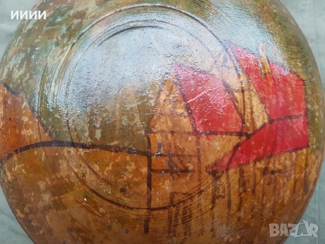 Рисувана бъклица бъкел 2, снимка 5 - Антикварни и старинни предмети - 53358521