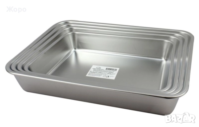 Тави за печене ЕЛЕКОМ Инокс , различни размери 