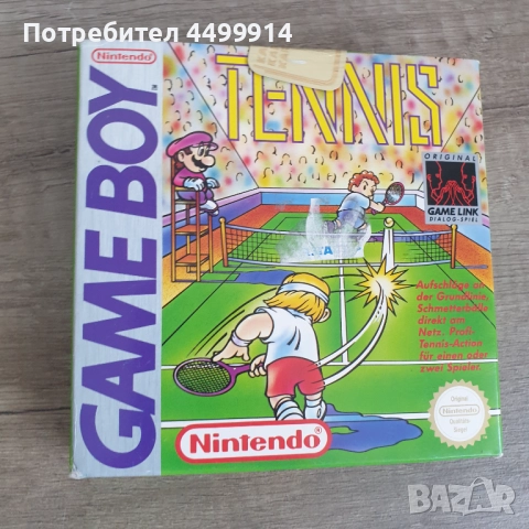 GAMEBOY Nintendo 1990 Тенис игра, снимка 6 - Игри за Nintendo - 51655384