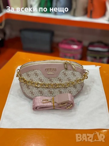 Guess Дамска Чанта Тип Банан Гес - Налични Различни Цветове  Код E488, снимка 8 - Чанти - 50596489
