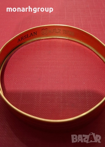 Златна гривна /22К/, снимка 2 - Гривни - 52889008