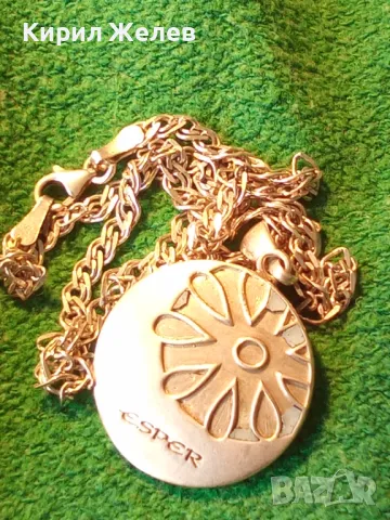 ESPER БУТИКОВ СРЕБЪРЕН ПЕНДАНТ със СРЕБЪРНО КОЛИЕ ВЕРИЖКА СРЕБРО 925 РЪЧНА АРТ ИЗРАБОТКА 49839, снимка 14 - Колиета, медальони, синджири - 49247950