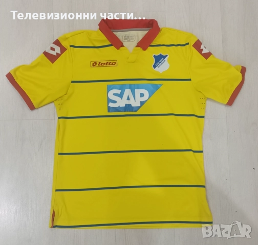 Футболна тениска Hoffenheim гостуващ екип сезон 2014/2015 Lotto R5351 размер L Хофенхайм, снимка 3 - Спортни дрехи, екипи - 51641337