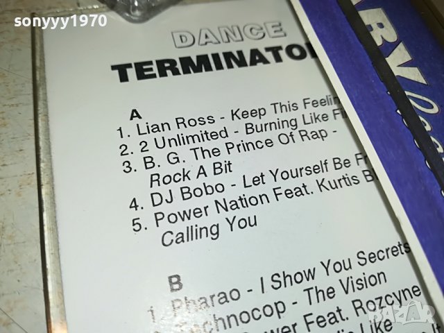 sold-DANCE TERMINATOR 1-КАСЕТА 1408221727, снимка 10 - Аудио касети - 37691483