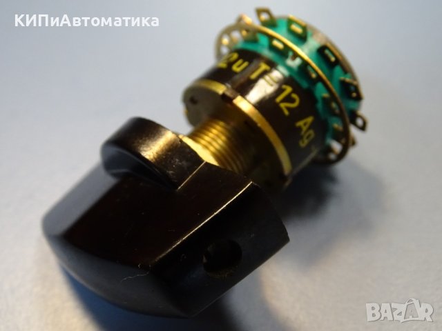 Галетен превключвател EBE 1/1x12 UT12AG rotary switch, снимка 6 - Резервни части за машини - 40620550