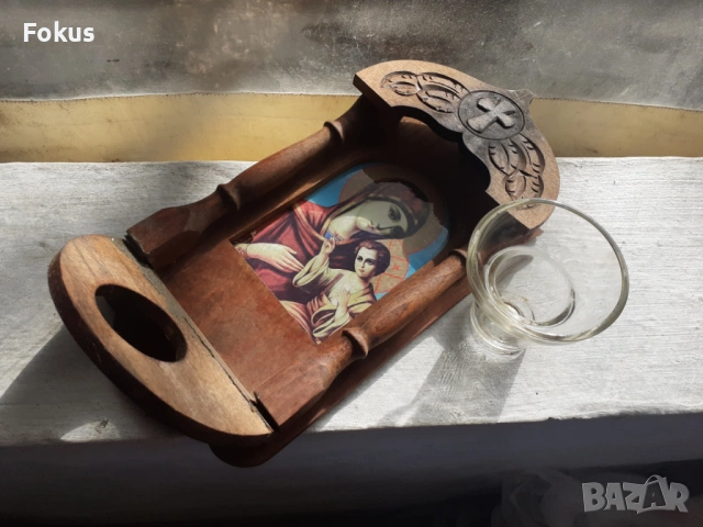 Домашен иконостас икона кръст религия, снимка 3 - Антикварни и старинни предмети - 53417868