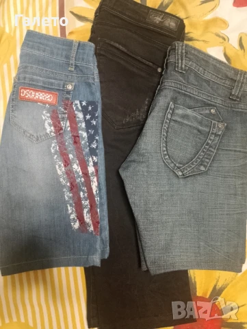 Лот от 3 броя къси дънки, бермуди цена 10 лв , снимка 2 - Къси панталони и бермуди - 51222998