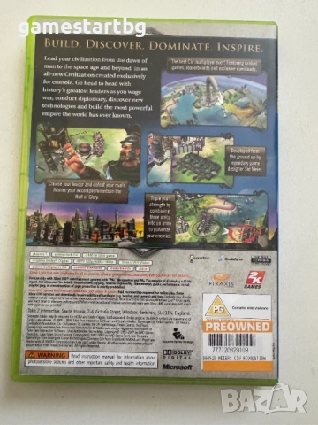 Sid Meier's Civilization Revolution за Xbox 360/Xbox One, снимка 2 - Игри за Xbox - 52916007