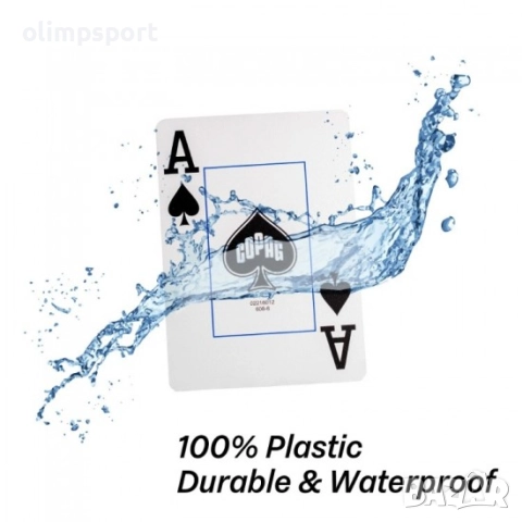Карти за игра Copag Elite Poker size Jumbo index Blue нови , снимка 4 - Карти за игра - 52180395