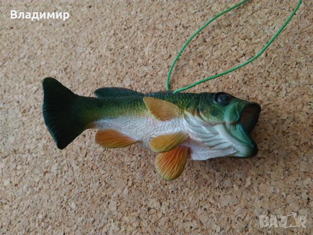 Сувенир -  риба бас (Largemouth Bass), снимка 9 - Такъми - 36683462