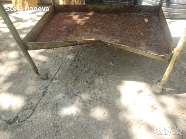 Стара метална маса за реставрация , снимка 5 - Маси - 51192694