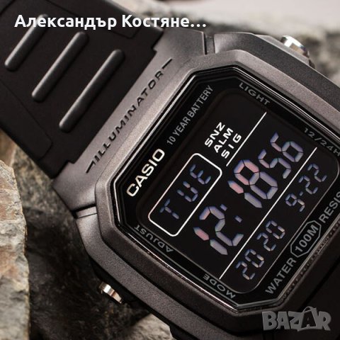 Мъжки часовник Casio W-800H-1BVES, снимка 3 - Мъжки - 43380728