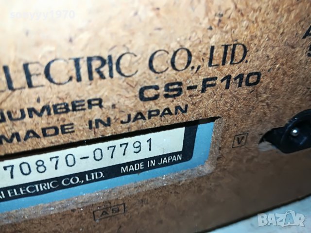 🛑AKAI CS-F110 DECK MADE IN JAPAN 1310221430🛑, снимка 17 - Декове - 38318087