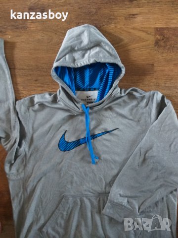 Nike Therma-FIT - страхотно мъжко горнище УГОЛЕМЕНО 2ХЛ, снимка 1 - Спортни дрехи, екипи - 40671975