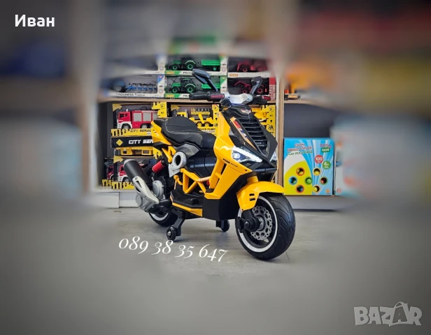 ТОП ЦЕНА!НОВО!Детски акумулаторен мотор RIMINI с 12V батерия,МЕКИ ГУМИ, снимка 1