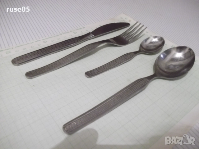 Лот от 24 бр. прибора за хранене съветски нови, снимка 4 - Прибори за хранене, готвене и сервиране - 52515048
