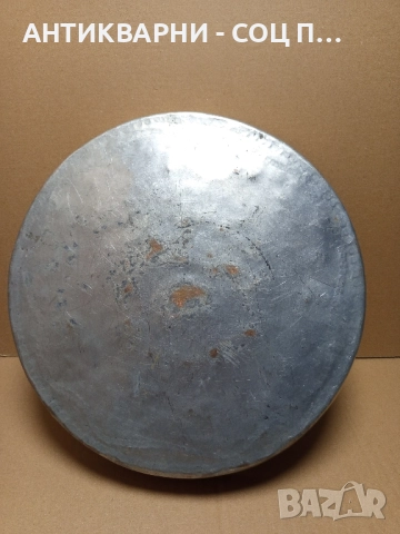 Стара Ръчно Кована Медна Тава За Баница. , снимка 7 - Антикварни и старинни предмети - 52057467