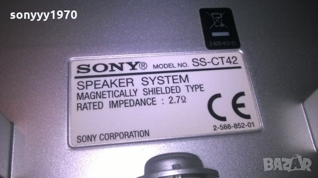 sony ss-ct42 center-30х12х8см-внос швеицария, снимка 15 - Тонколони - 27567594