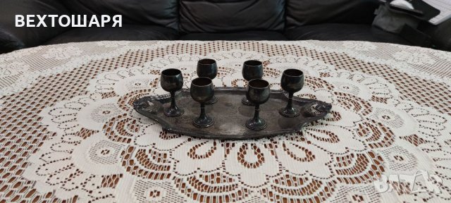 Стар Посребрен Немски Сервиз WMF, снимка 5 - Антикварни и старинни предмети - 38471060