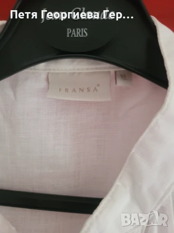 Ленена риза без ръкави размер XL, снимка 2 - Ризи - 50979750