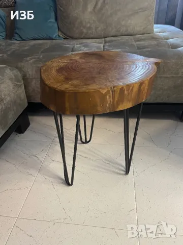 Масичка за кафе от рядко срещана секвоя ., снимка 3 - Маси - 48658155