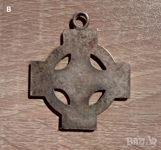 Mетален келтски кръст за верижка, снимка 2 - Други - 40135154