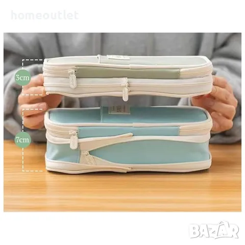 Пинал, два цвята PENCIL CASE , снимка 6 - Ученически пособия, канцеларски материали - 47543655