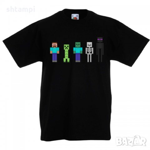 Детска тениска майнкрафт Minecraft 7, снимка 1 - Детски тениски и потници - 32938775