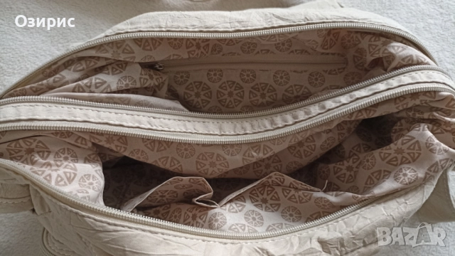 Дамска чанта с дълга широка дръжка и много джобове., снимка 8 - Чанти - 52592605