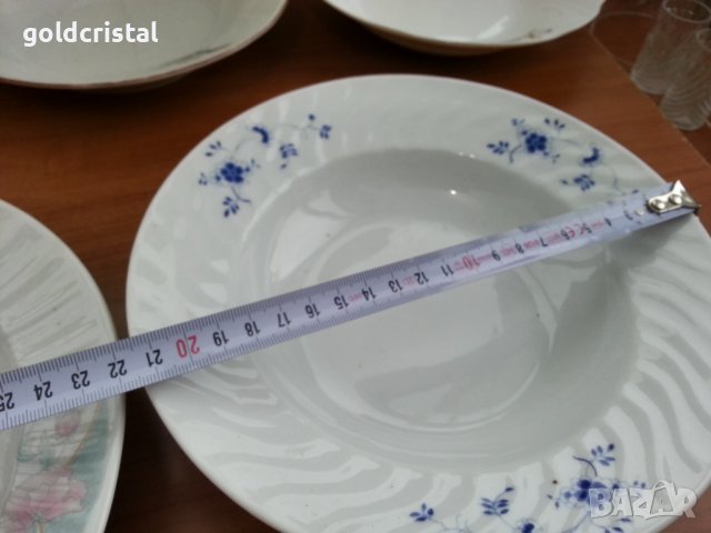 Български порцеланови чинии, снимка 2 - Чинии - 36989751